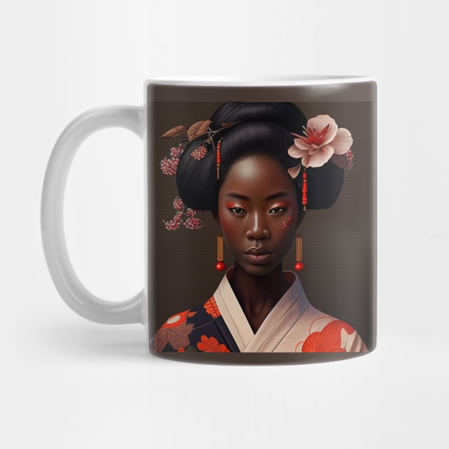 GreyStone Dojo-Afro Geisha 2 by solomonabrams